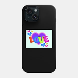 Love written in lovely way Phone Case