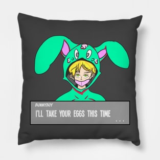 Easter Eggs Bunnyboy Gaming RPG Style Pillow