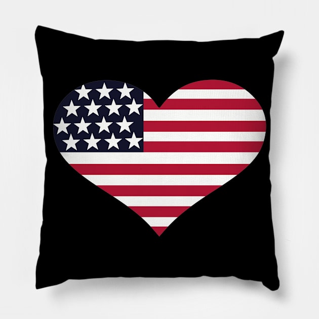 US Flag flag Pillow by Designzz