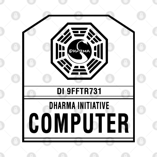 Dharma Initiative Computer by cunningmunki