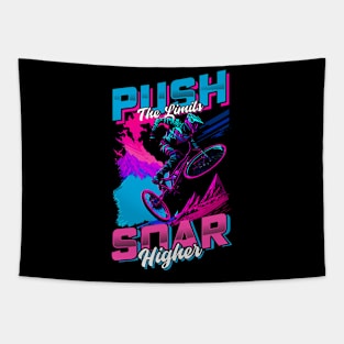 Push The Limits soar higher | BMX Tapestry