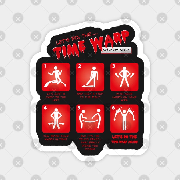 Rocky Horror Picture Show - Time Warp Magnet by Vector-Planet