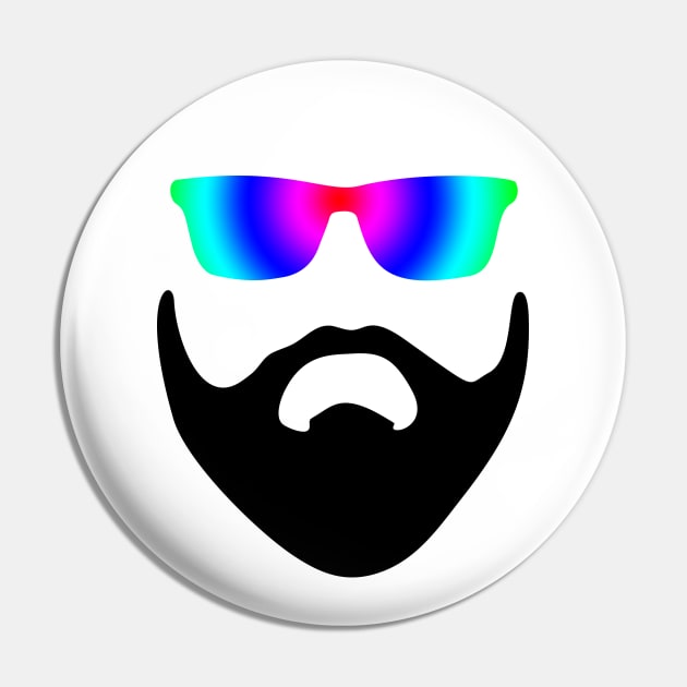 Bearded Man Pin by ShopBuzz