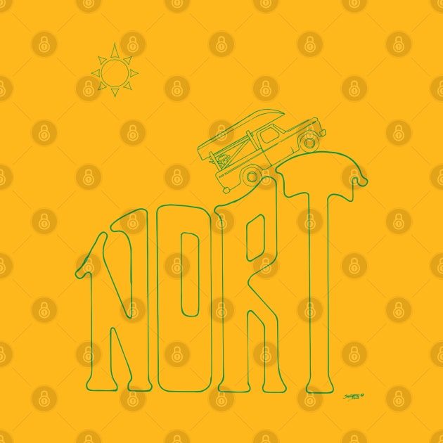 Nort Green Line Art by O_Canada 