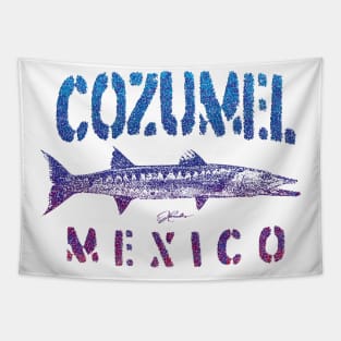 Cozumel, Mexico, Great Barracuda Tapestry