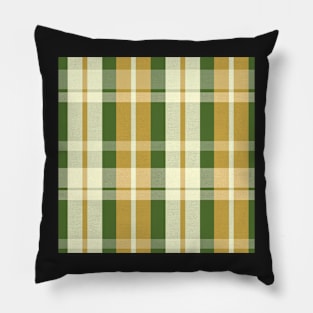 Spring Aesthetic Aillith 2 Hand Drawn Textured Plaid Pattern Pillow