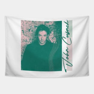 John Cusack / Retro Duotone Fan Design Tapestry