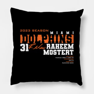 Mostert - Dolphins - 2023 Pillow