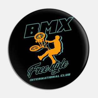 BMX INTERNATIONAL CLUB POSTER Pin