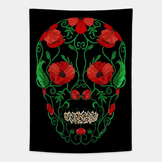 Vida o muerte Tapestry by FitzGingerArt