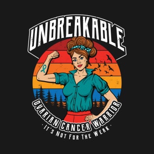 Unbreakable Ovarian Cancer Warrior T-Shirt