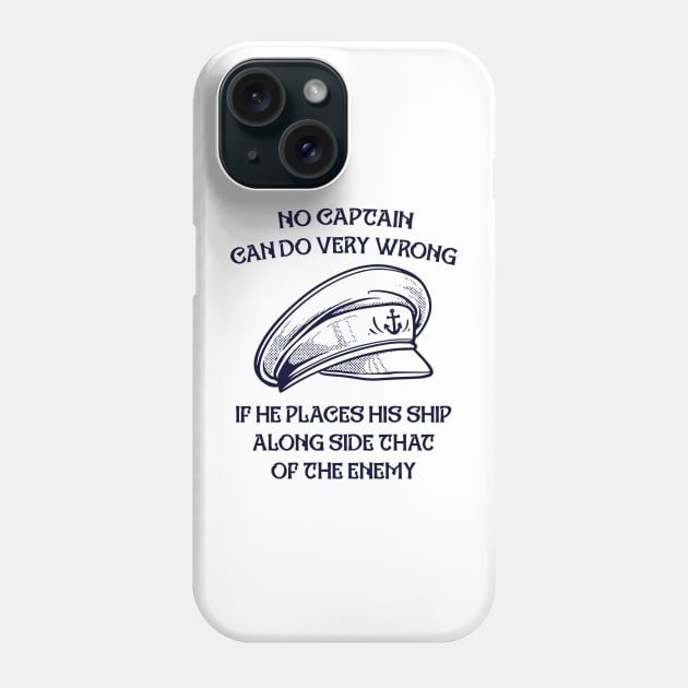 No Captains Wrong Phone Case by Vintage Division