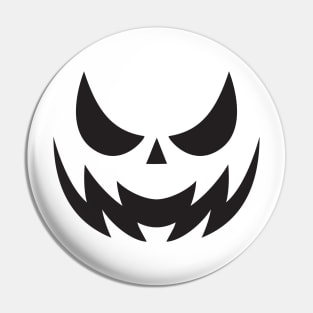 'Scary Pumpkin Face' Funny Pumpkin Fall Pin