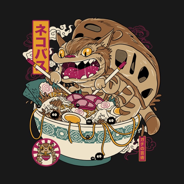 RAMEN NEKOBASU by art of gaci