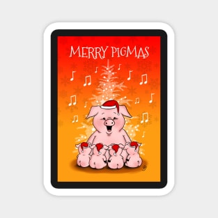 Merry Pigmas Magnet