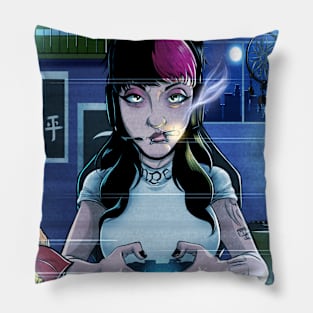 Gamer girl Pillow