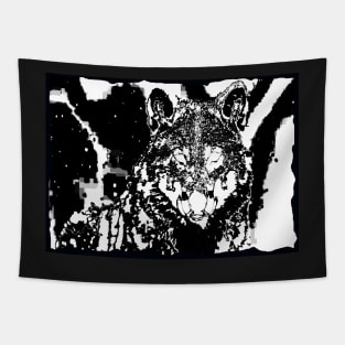 Abs Wolf Tapestry