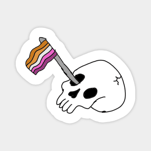 Lesbian skelly Magnet