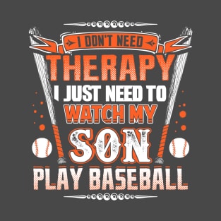 Proud Baseball Dad T-Shirt