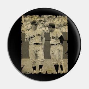 Mickey Mantle with Yogi Pin