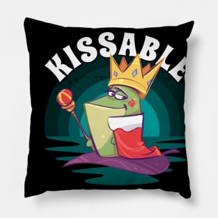 Frog Prince Kissable Pillow