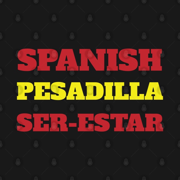 Spanish pesadilla ser-estar by Cherubic