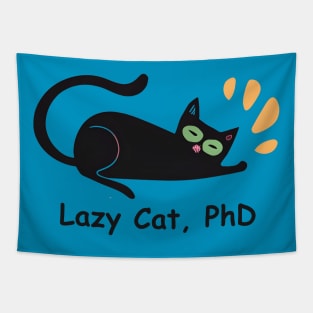 Lazy Cat PhD Tapestry