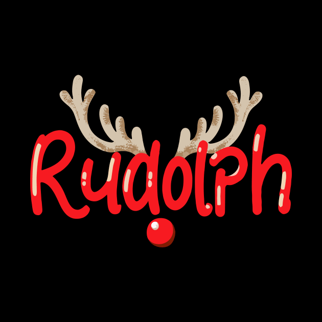 Most Likely To Try Ride Rudolph Couples Christmas Funny by AimArtStudio