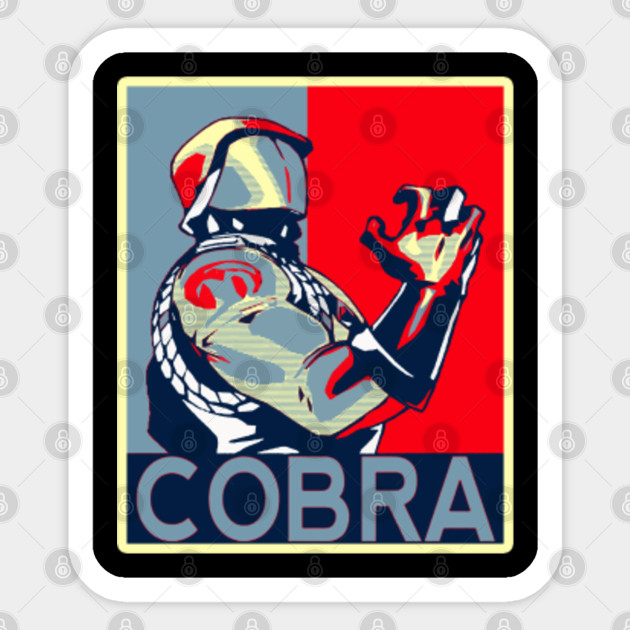 Cobra Commander Pop Art Gi Joe Sticker Teepublic