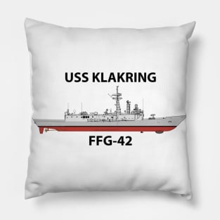 USS KLAKRING - FFG-42 OH PERRY CLASS Pillow