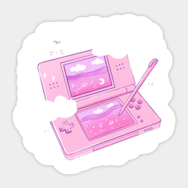 Aesthetic Ds Nintendo Ds Lite Sticker Teepublic