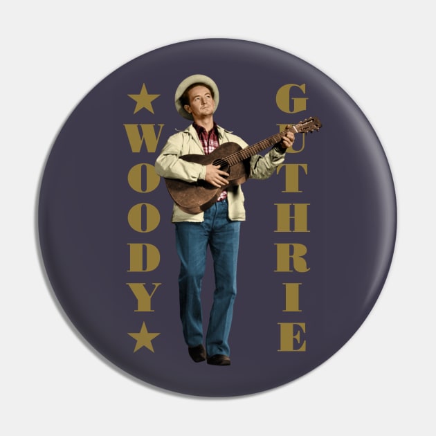 Woody Guthrie Pin by PLAYDIGITAL2020