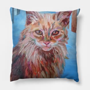 Ginger cat Pillow