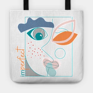 That Girl imPERFECT Abstract Tote