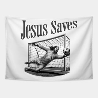 Jesus Saves Tapestry