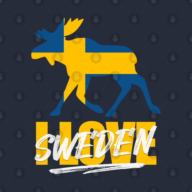 Sweden I love Moose Elk by 66LatitudeNorth