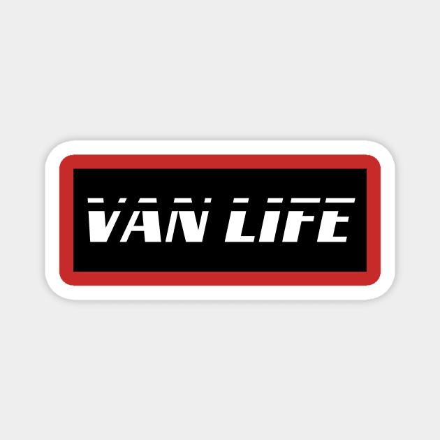 Van Life Logo Magnet by Van Life Garb