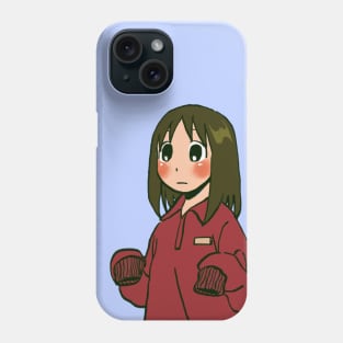 osaka in an oversized red tracksuit / azumanga daioh Phone Case