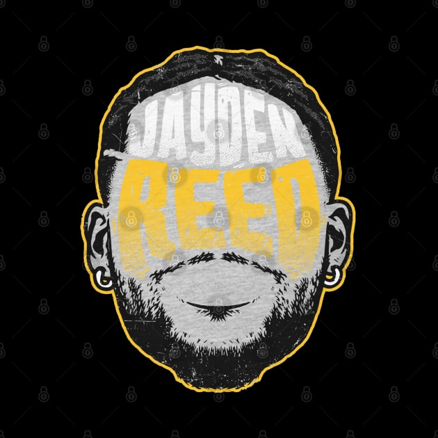 Jayden Reed Green Bay Player Silhouette by danlintonpro