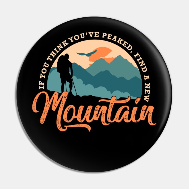 Hiking Lover - Endless Adventure Pin by Sachpica