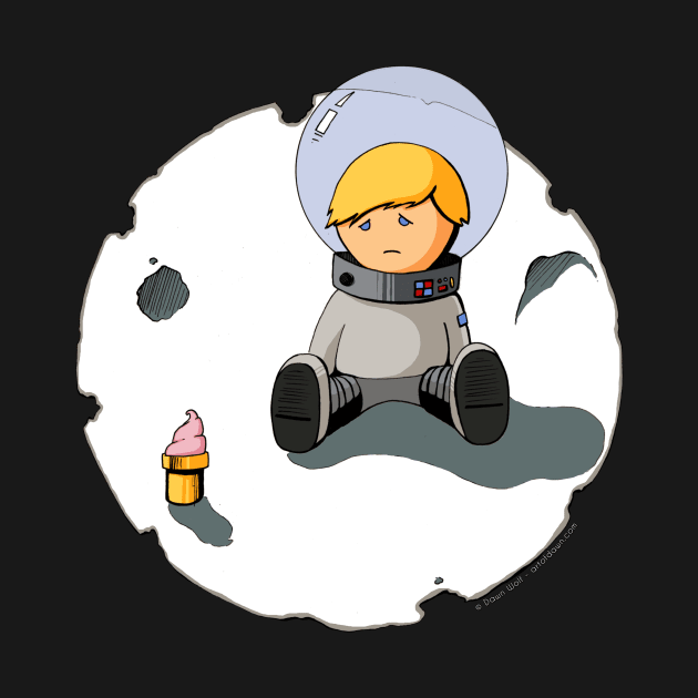 Sad Astronaut Boy by Lab Reject Studios