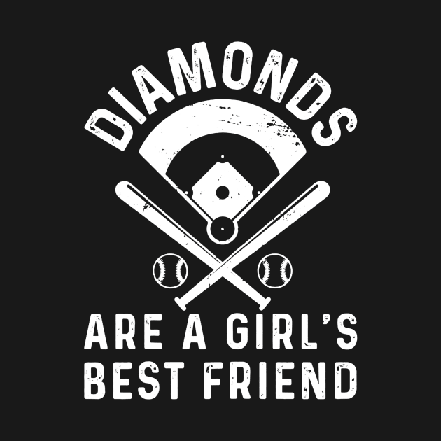 Diamonds are a Girls Best Friend Baseball by Vigo