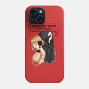 Scream_What's your favorite scary movie ? Phone Case