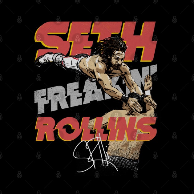 Seth Rollins Freakin' by MunMun_Design