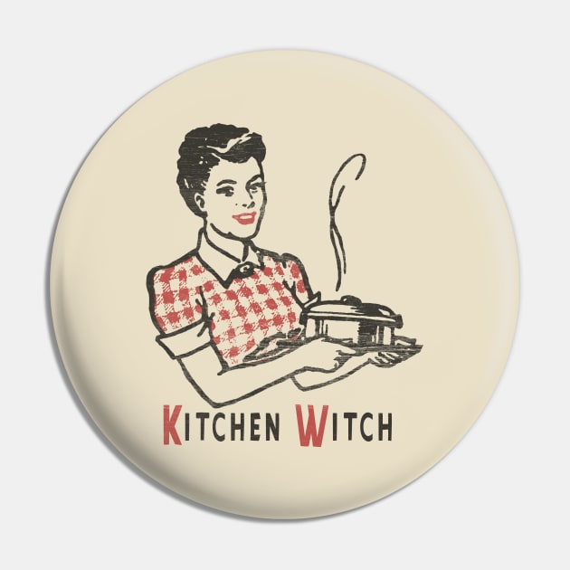 Kitchen Witch Pin by vokoban