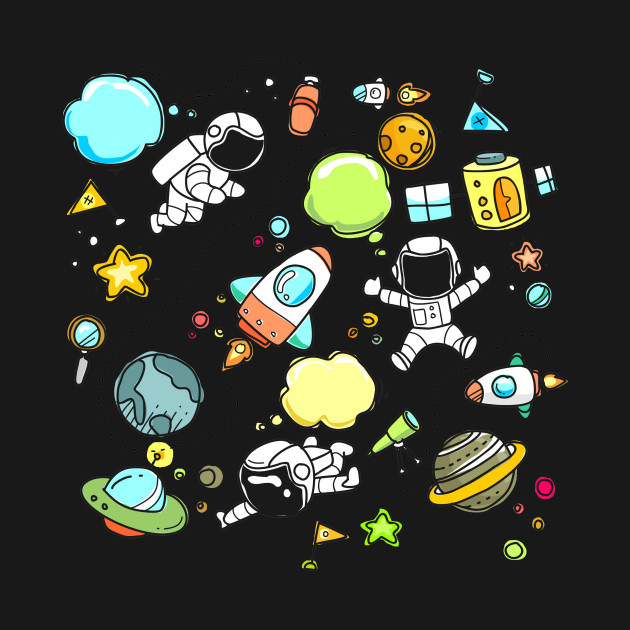 Disover Space Toon - Space - T-Shirt