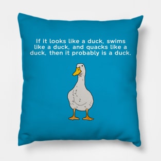 Looks like a duck Pillow