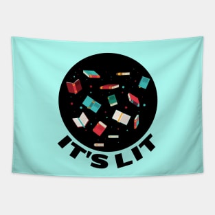 It's Lit | Books Pun Tapestry