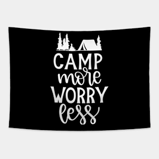 Camp More Worry Less Tapestry