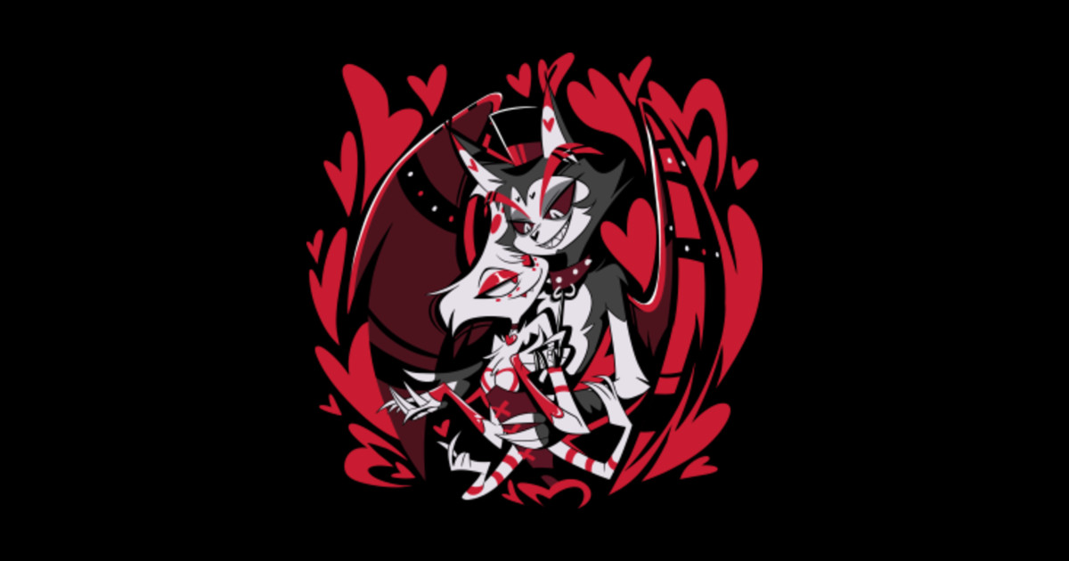 Hazbin Hotel - Huskerdust Valentine - Hazbin Hotel - Sticker | TeePublic